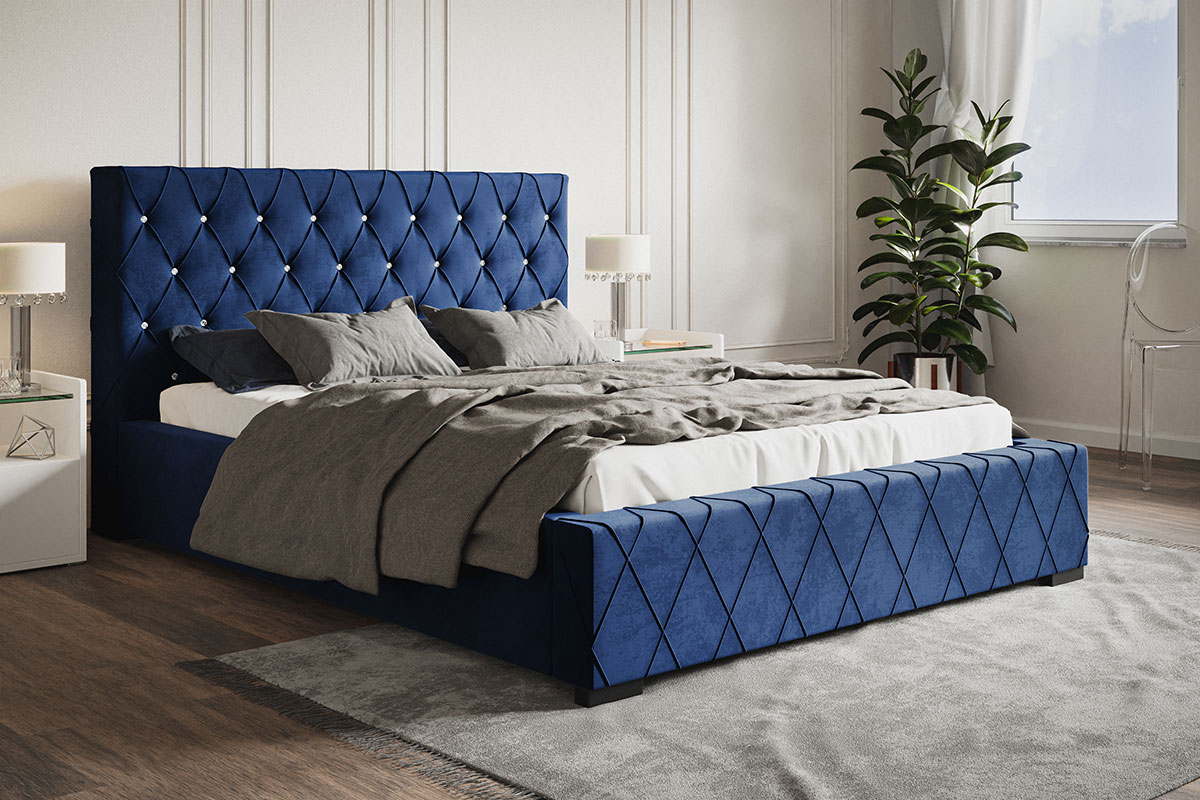 Łóżko tapicerowane bed4