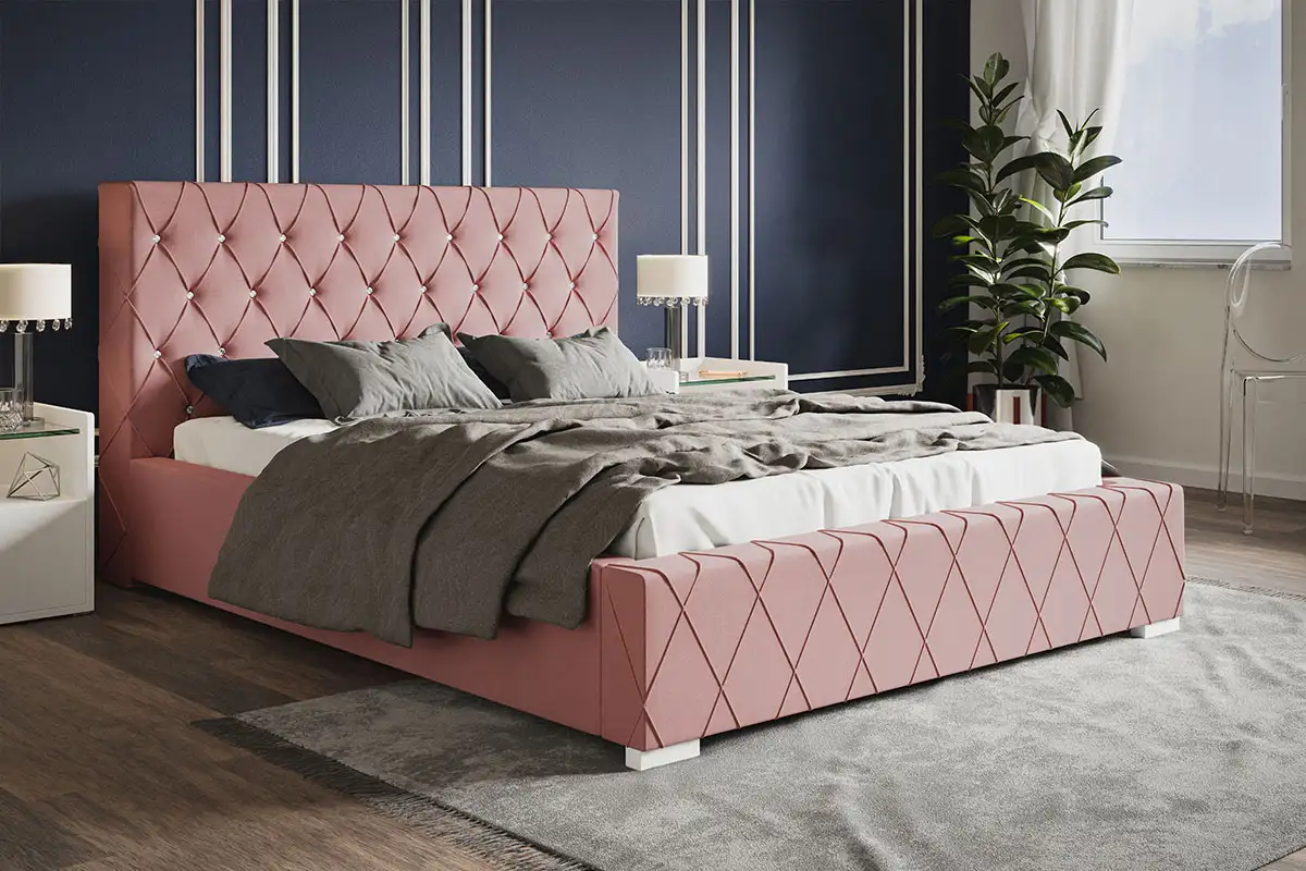 Łóżko tapicerowane bed4