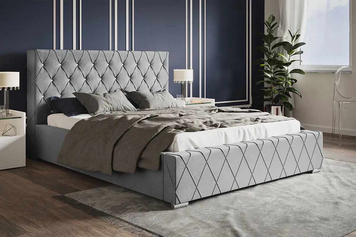 Łóżko tapicerowane bed4