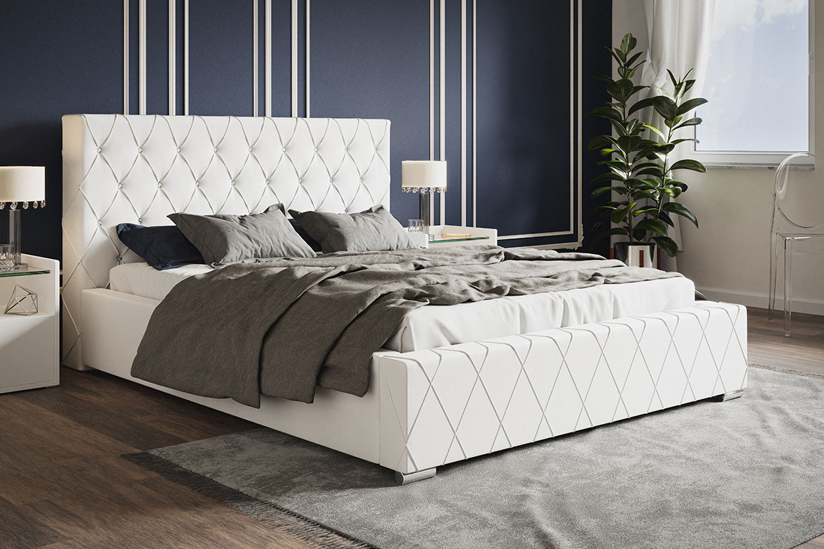 Łóżko tapicerowane bed4