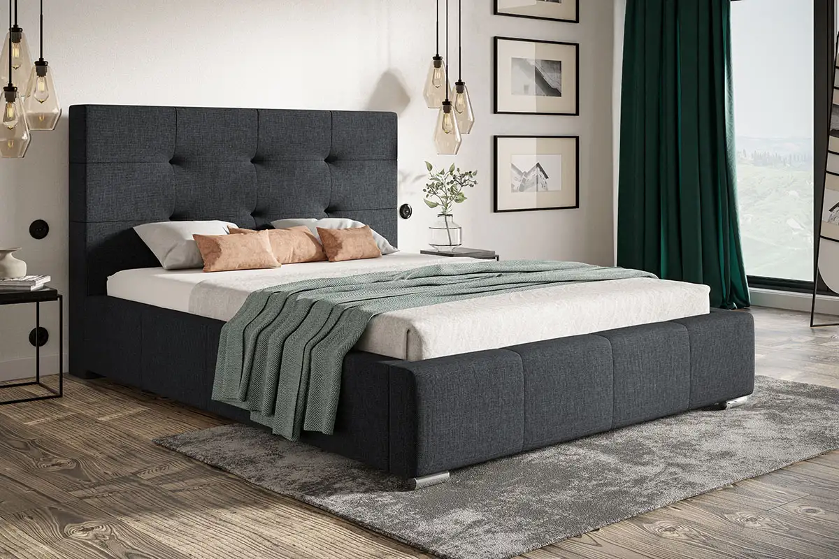 Łóżko tapicerowane bed5