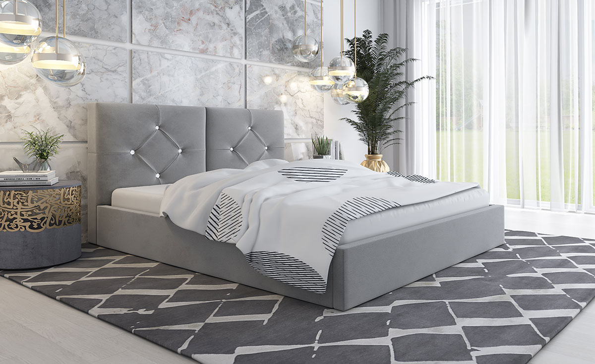 Łóżko tapicerowane SLIM5